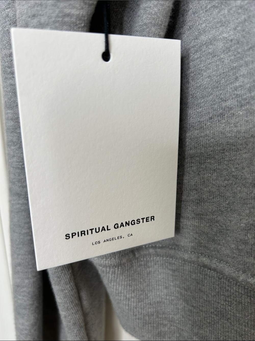 Spiritual Gangster Club Pilates Cropped Sweatshirt Gray Size M NWT - Picture 4 of 8